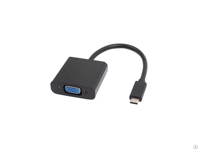 Usb C Male To Vga Female Cable Adapter 1080p