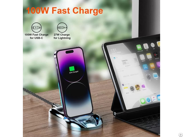 Led Phone Magnetic Station