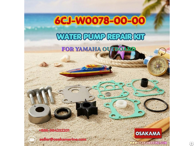 Yamaha Water Pump Repair Kit 6cj W0078 00