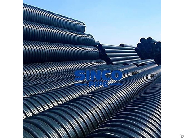 Hdpe Metal Belt Reinforced Corrugated Pipe