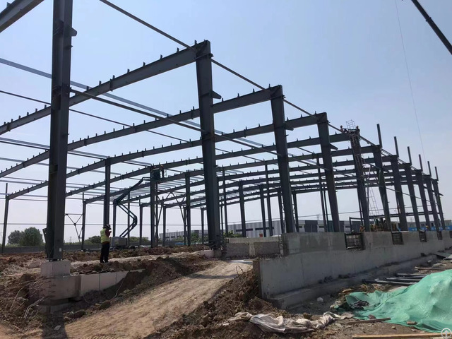Prefabricated Steel Building Stable Mental Structure Protal Frame Warehouse