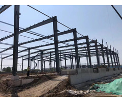 Prefabricated Steel Building Stable Mental Structure Protal Frame Warehouse