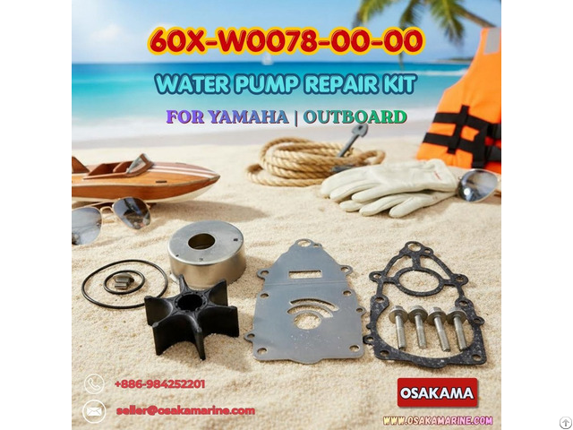 Yamaha Outboard Water Pump Repair Kit 60x W0078 00