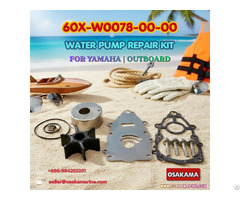 Yamaha Outboard Water Pump Repair Kit 60x W0078 00