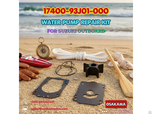 Suzuki Outboard Water Pump Repair Kit 17400 93j01 000