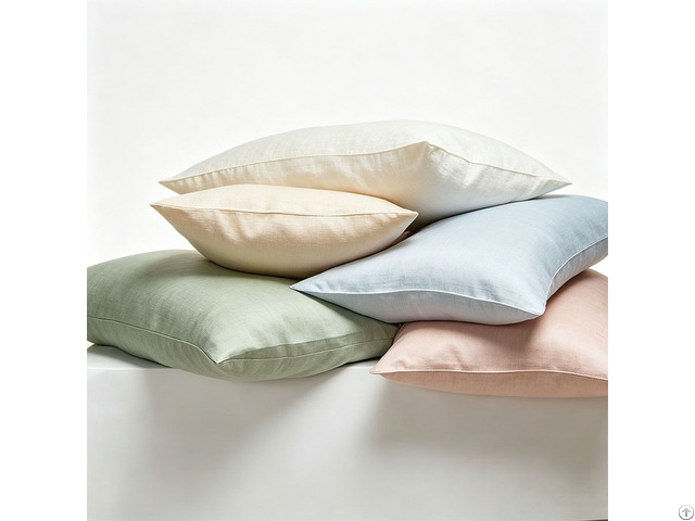 Customized Size Anti Dust Mite Polyester Filled White Cotton 100tc Square Bed Pillows