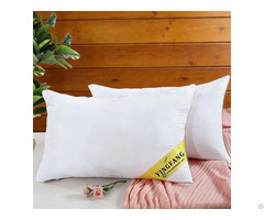 High Quality Cotton Standard Queen And King Size White Pillow Case With Zipper Closed