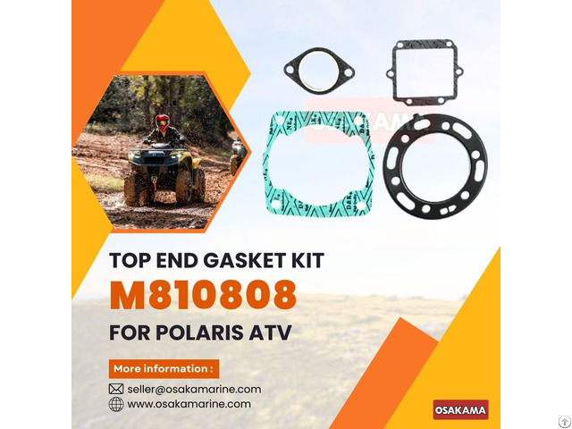 Polaris 400 Atv Top End Gasket Kit M810808