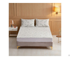 High Quality Hypoallergenic Woven Breathable Bamboo Waterproof Tpu Mattress Protector