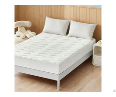 Customized Eco Friendly Bamboo Fiber Waterproof Anti Dust Mite Mattress Pad Cover