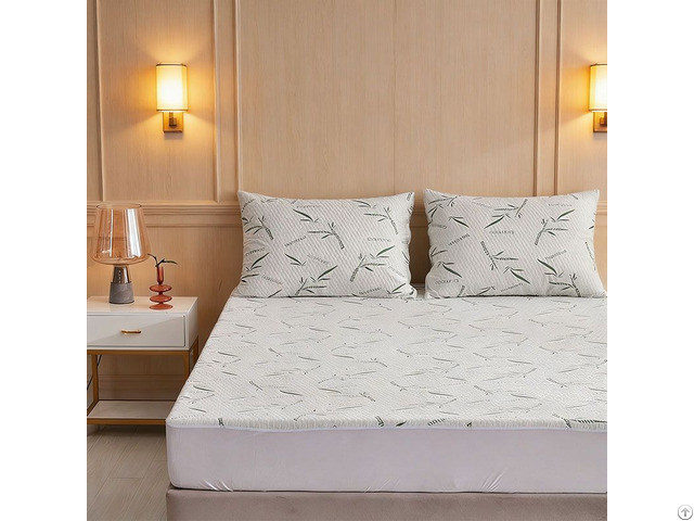 Hot Sale Waterproof Hypoallergenic Water Proof Bamboo Jersey Mattress Protector