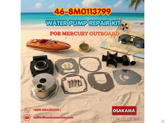 Mercury Outboard Water Pump Repair Kit 46 8m0113799