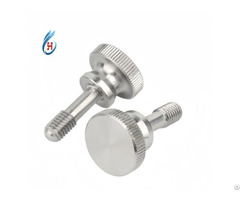 China 304 Stainless Steel Knurled Thumb Shoulder Screw