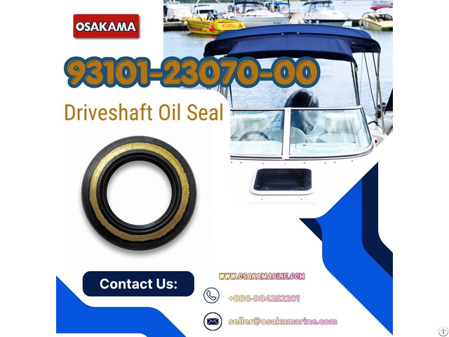 Yamaha Outboard Driveshaft Oil Seal 93101 23070 00