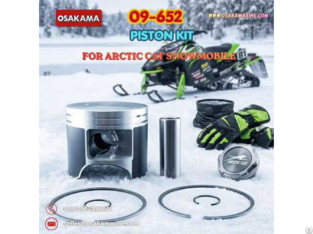 Arctic Cat Snowmobile Piston Kit 09 652