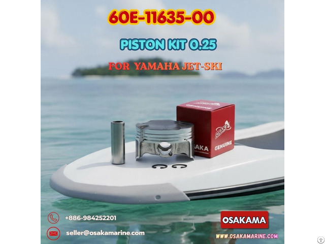 Yamaha Jet Ski Piston Kit 0 25 60e 11635 00
