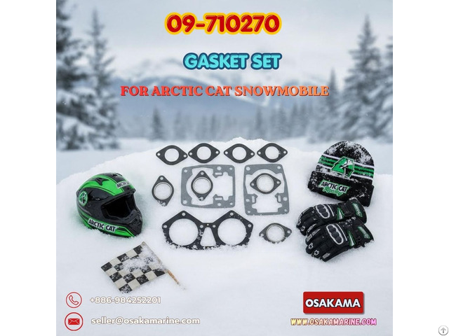 Gasket Set 09 710270 For Arctic Cat Snowmobile