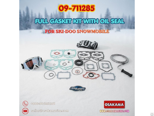 Full Gasket Kit With Oil Seal 09 711285 For Ski Doo Snowmobile