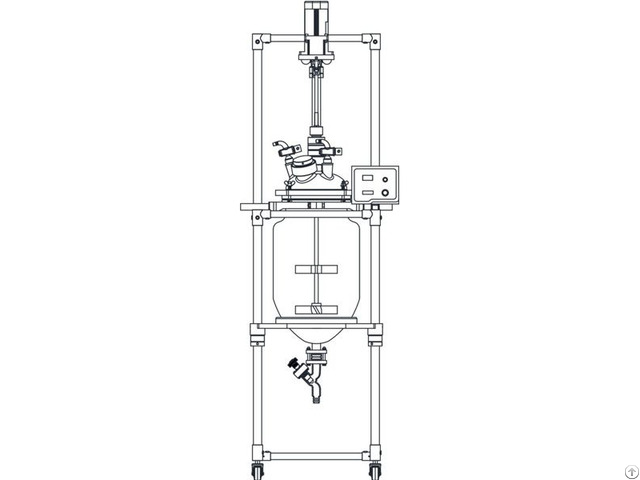 Liter 3 Benchtop Glass Reactor