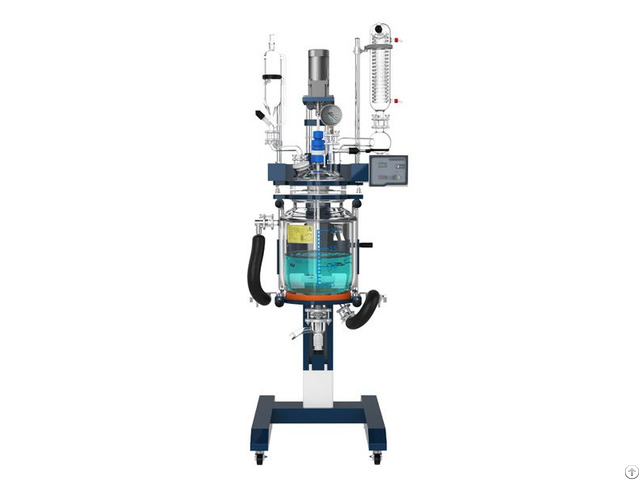 Grl Lifting Glass Reactor 50liters