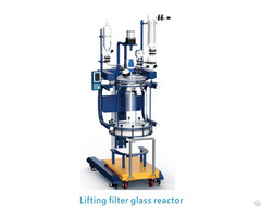 Lifting Filter Glass Reactors 50liters