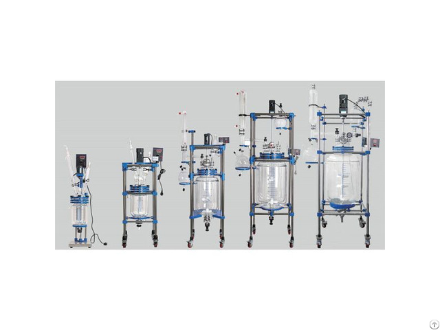 Pgr1 50 Standard Jacketed Glass Reactor