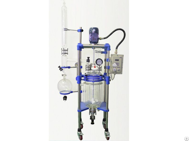 Explosion Proof Jacketed Glass Reactor 50liter