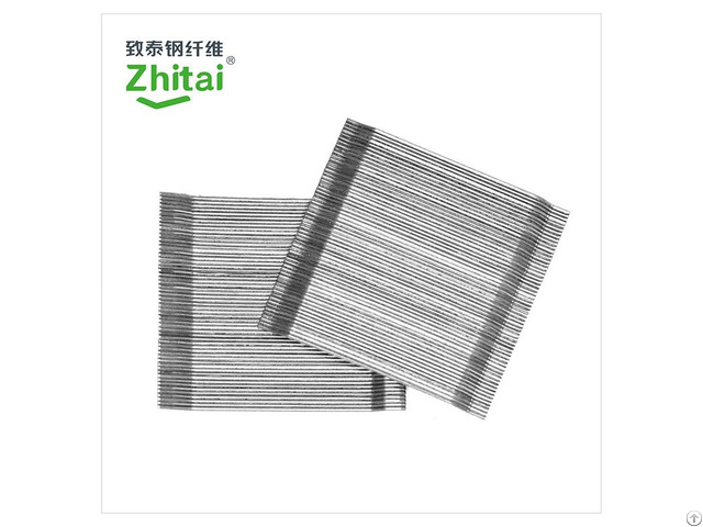 Glued Hooked End Steel Fiber For Tunnel Zt65 35ch