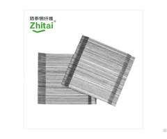 Glued Hooked End Steel Fiber For Tunnel Zt65 35ch