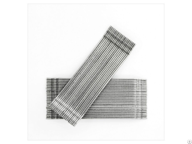 Glued Hooked End Steel Fiber Zt5g 65 60bg For Industrial Flooring