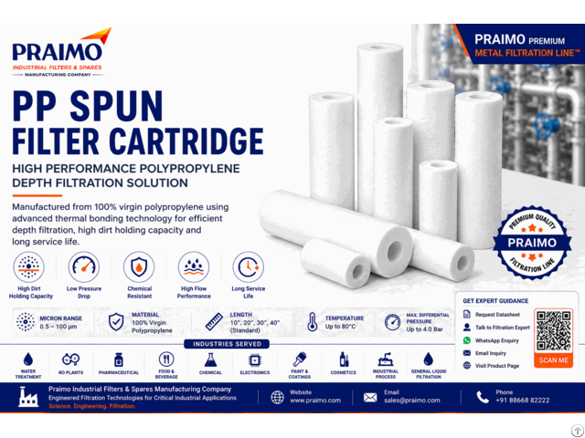 Pp Spun Filter Cartridge