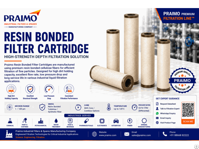 Resin Bonded Filter Cartridge