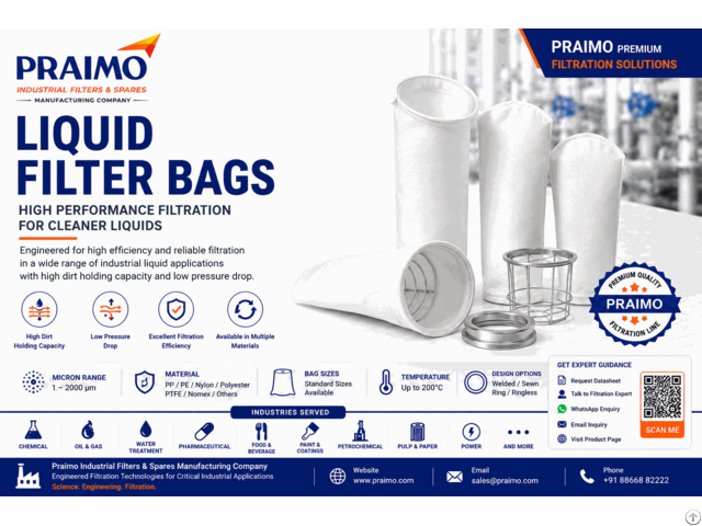 Praimo Liquid Filter Bag