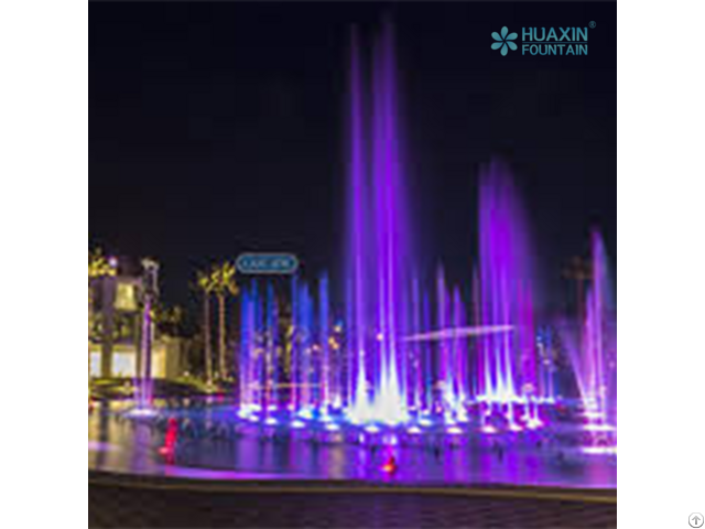 Large Scale Musical Fountain Show System For Landscape Projects