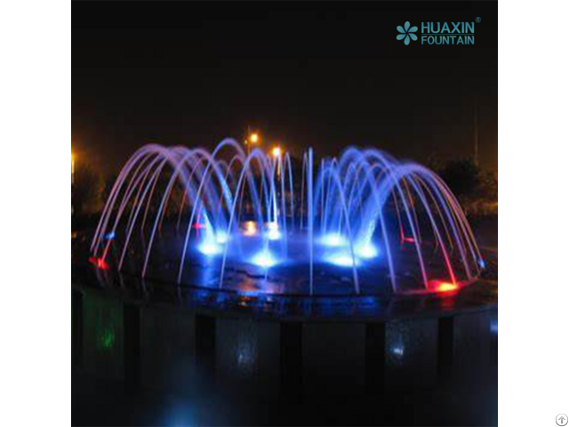 Modern Dry Deck Fountain System For Public Landscape Spaces