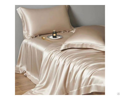 Natural Bamboo Cooling Ultra Soft Silky Like Silk Bed Sheets 4 Pcs Bedding Set