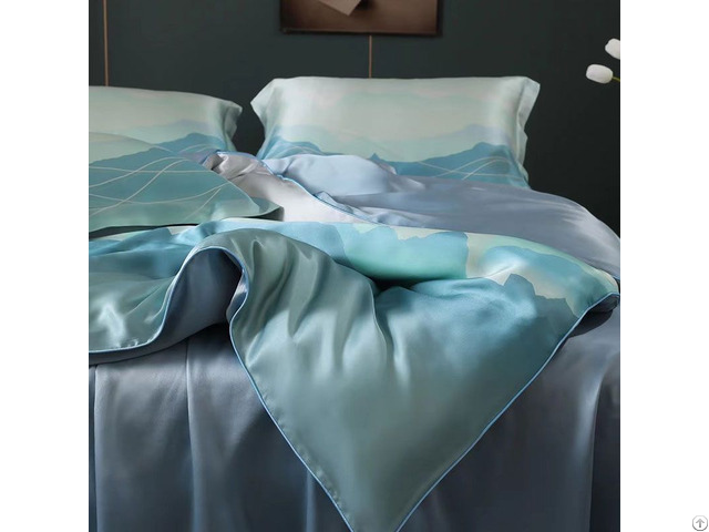 Wholesale Factory Price Satin Mulberry Silk Anti Wrinkle Bed Duvet Cover Set