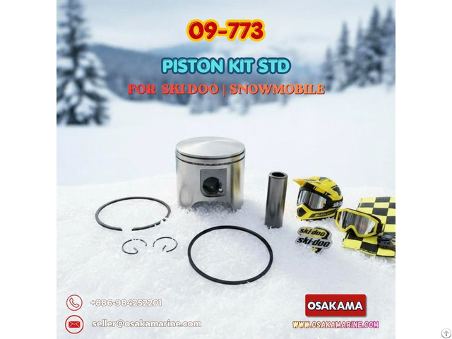 Piston Kit Std 09 773 For Ski Doo Snowmobile