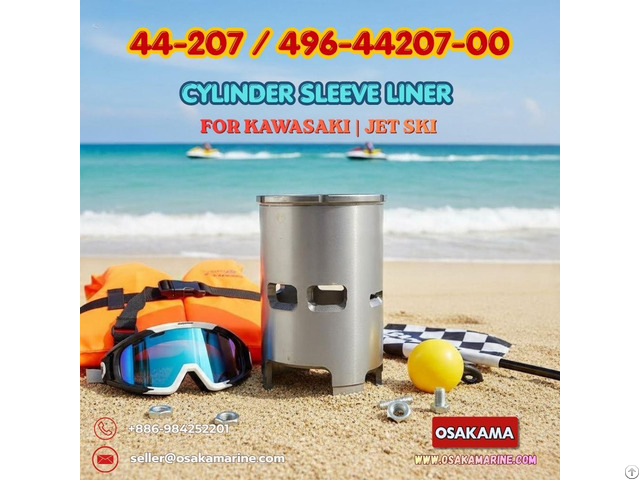 Cylinder Sleeve Liner 44 207 496 44207 00 For Kawasaki Jet Ski