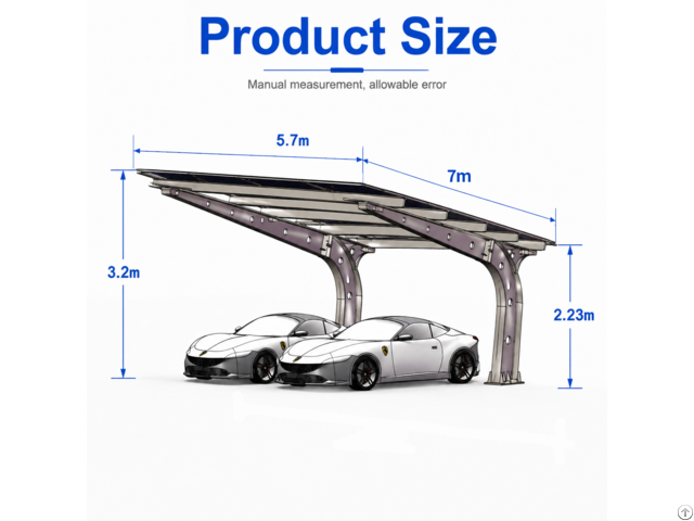 Unilateral And Bilateral Parking Solar Carport Support System