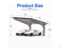 Unilateral And Bilateral Parking Solar Carport Support System
