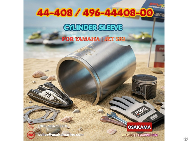 Cylinder Sleeve 44 408for Yamaha Pwc Jet Ski Waverunner