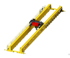 Double Girder Overhead Crane For Warehouse Loading Goods