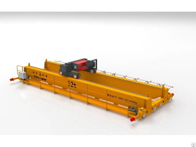 Double Girder Overhead Crane With Euclidean Style For Mining Industry
