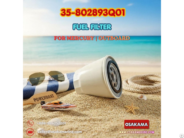 Fuel Filter 35 802893q01 For Mercury Mercruiser Sterndrive