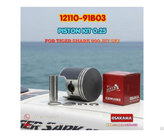 Piston Kit 0 25 12110 91b03 For Tigershark Jet Ski