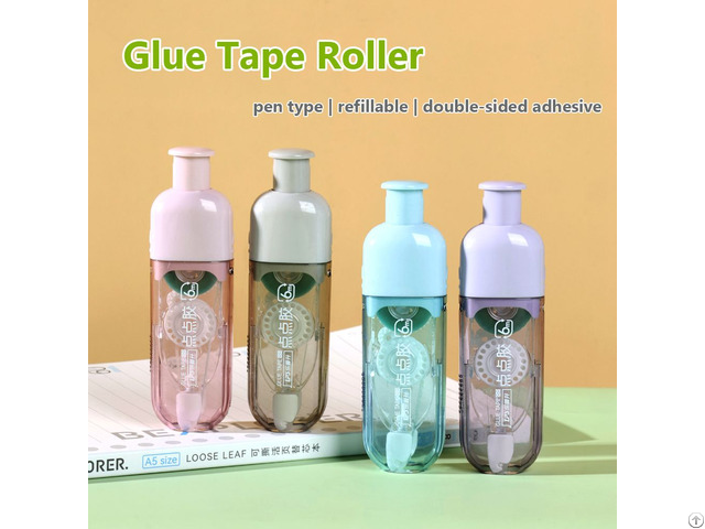 Dual Sided Adhesive Glue Roller