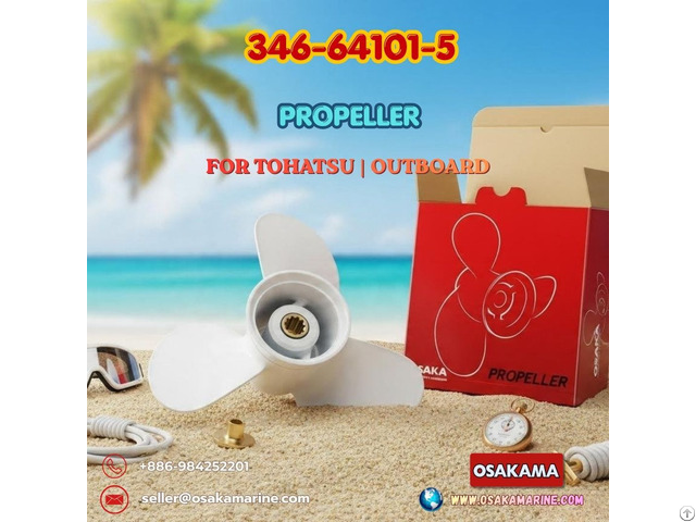 Propeller 346 64101 5 For Tohatsu Outboard
