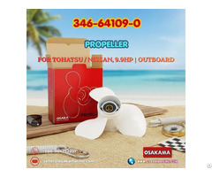 Propeller 346 64109 0 For Tohatsu Nissan 9 9hp Outboard