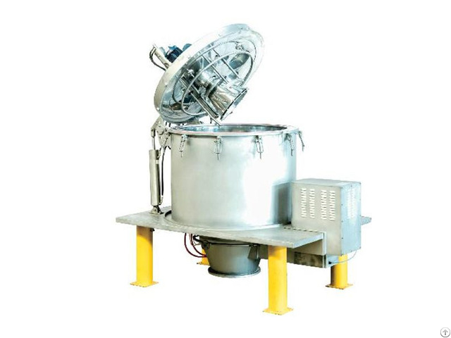 Rypld70 Type Vertical Bottom Discharge Scraper Centrifuge With Pulling Bag